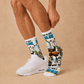 Dad Jokes Facial Hair Grew On Me socks