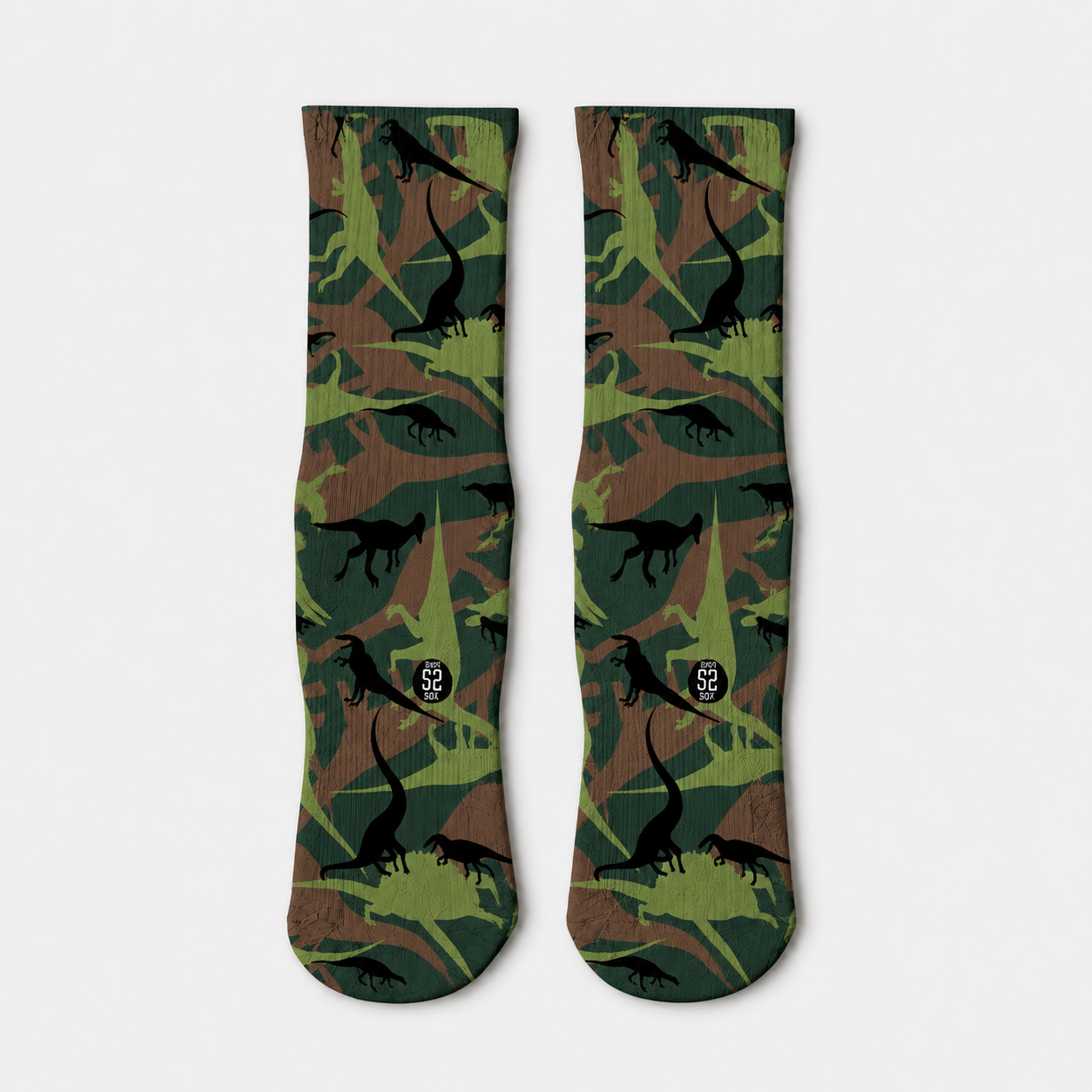 Dino Camo Crew Socks