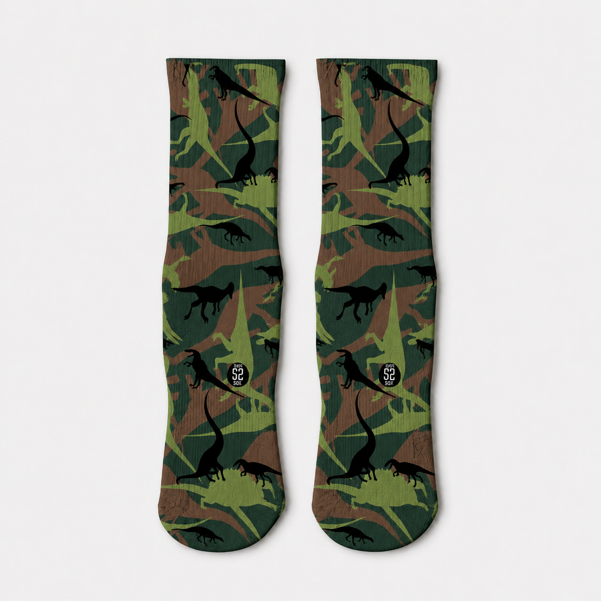 Dino Camo Crew Socks