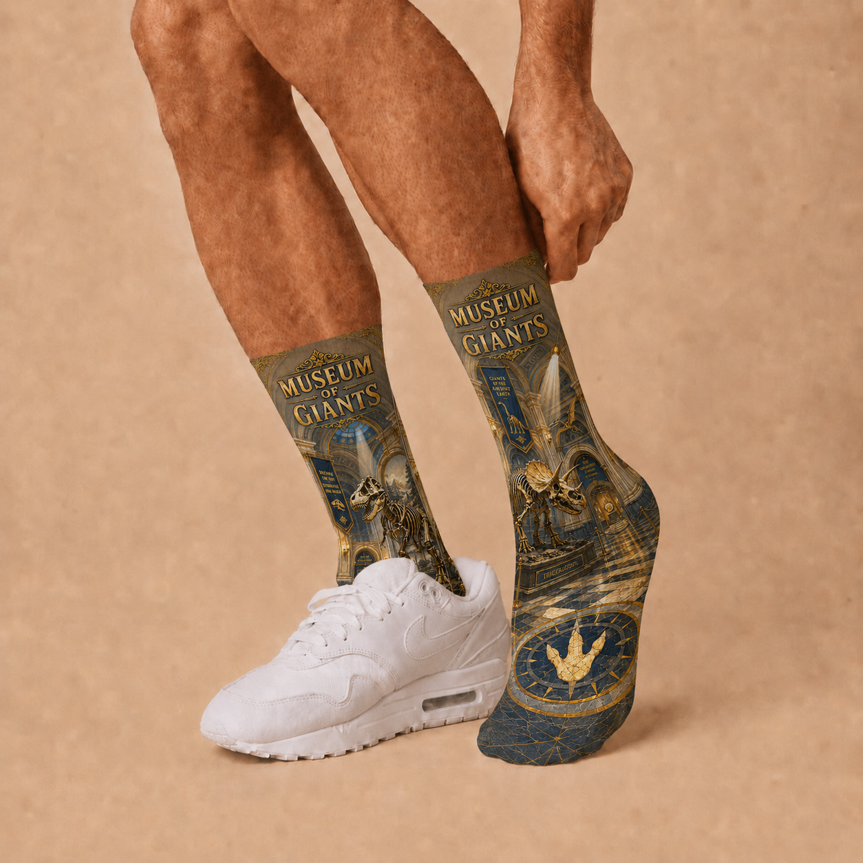 Dino Museum Of Giants socks