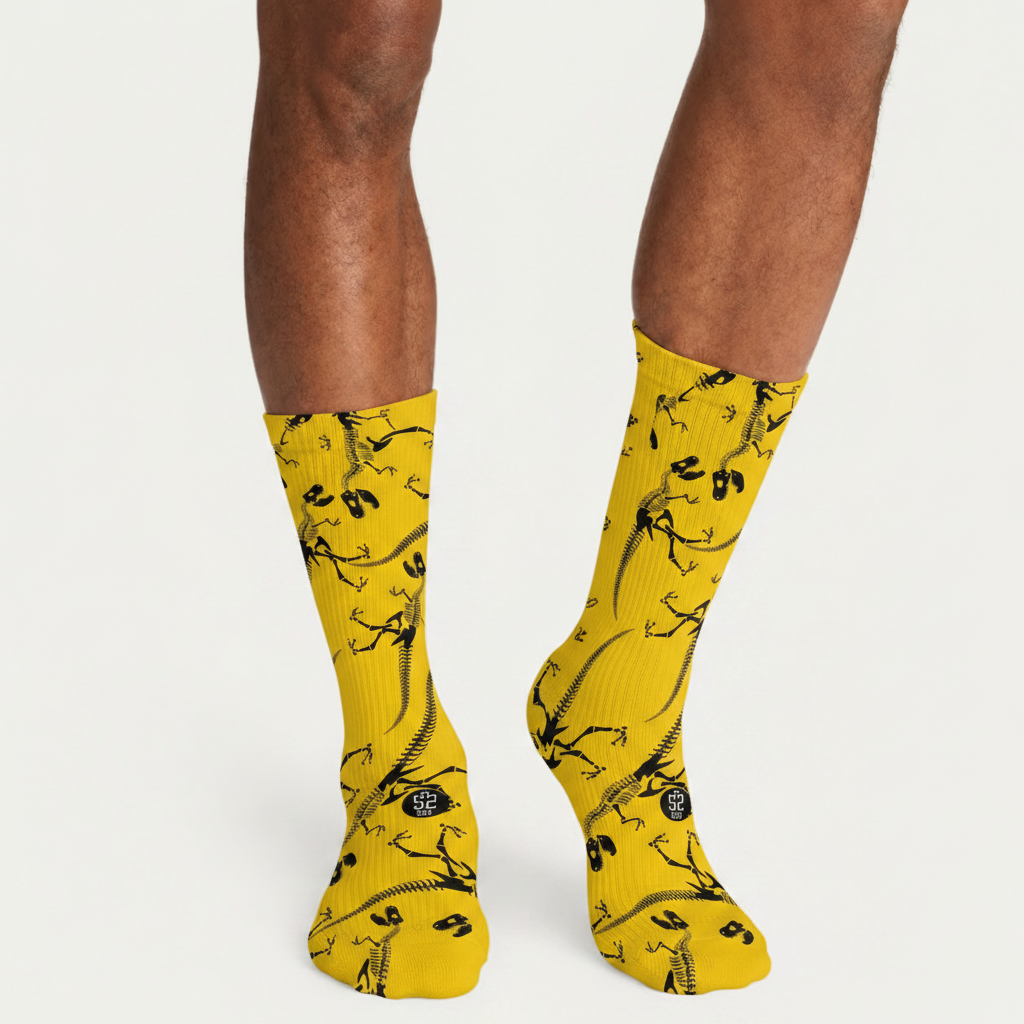 T-Rex Colossal Fossils Socks