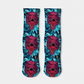 RAWR-some T-Rex Faces Crew Socks