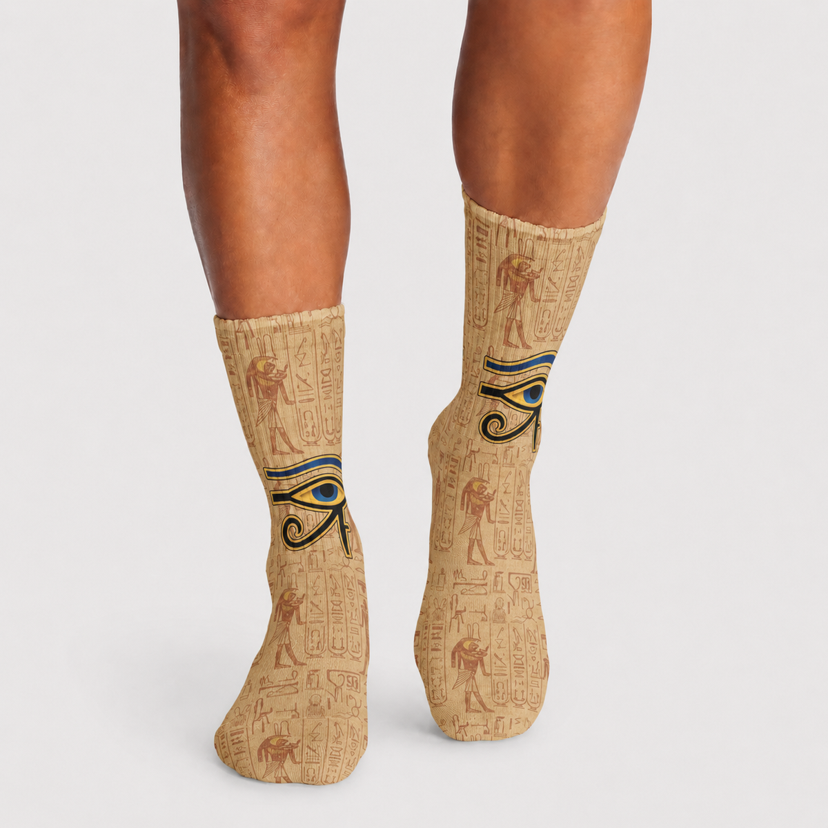 Egyptian Color Eye of Horus socks