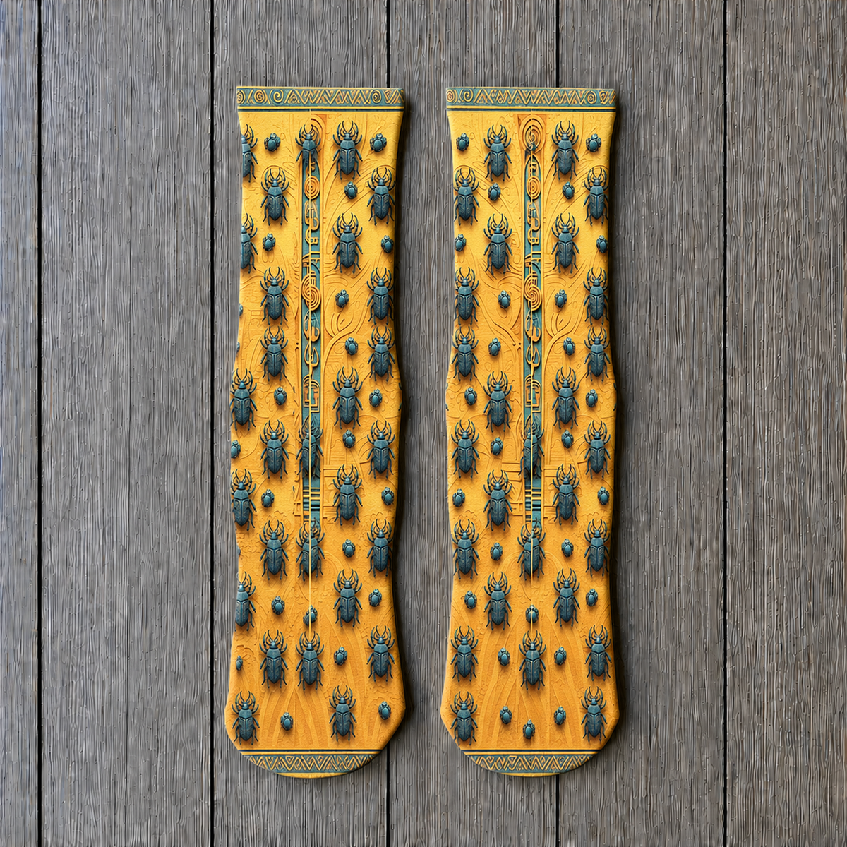 Egyptian Scarab Swarm socks