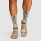 Egyptian Temple Ankh Relic socks