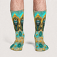 Egyptian Alien Pharaoh Stargaze socks