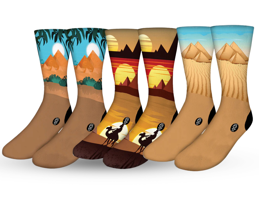 Egyptian Collection Crew Socks (3-Pair Bundles)