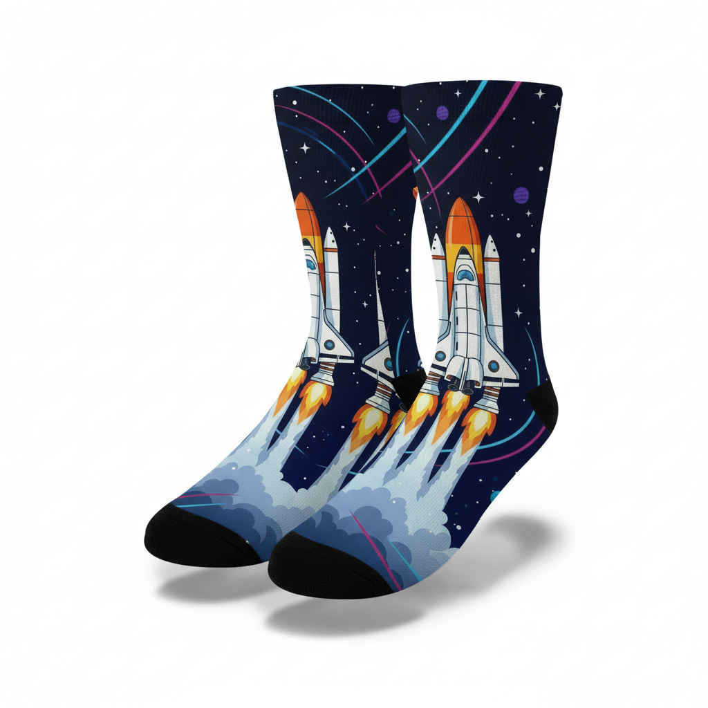 Endeavour Launch Socks