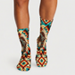 Southwestern Feather Headdress socks