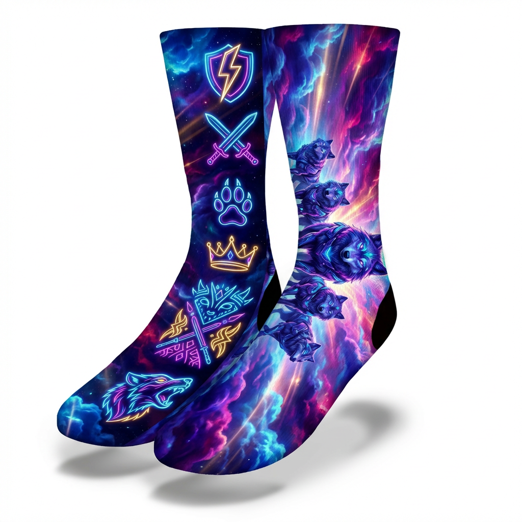 Futurism Calupoh Flock Socks