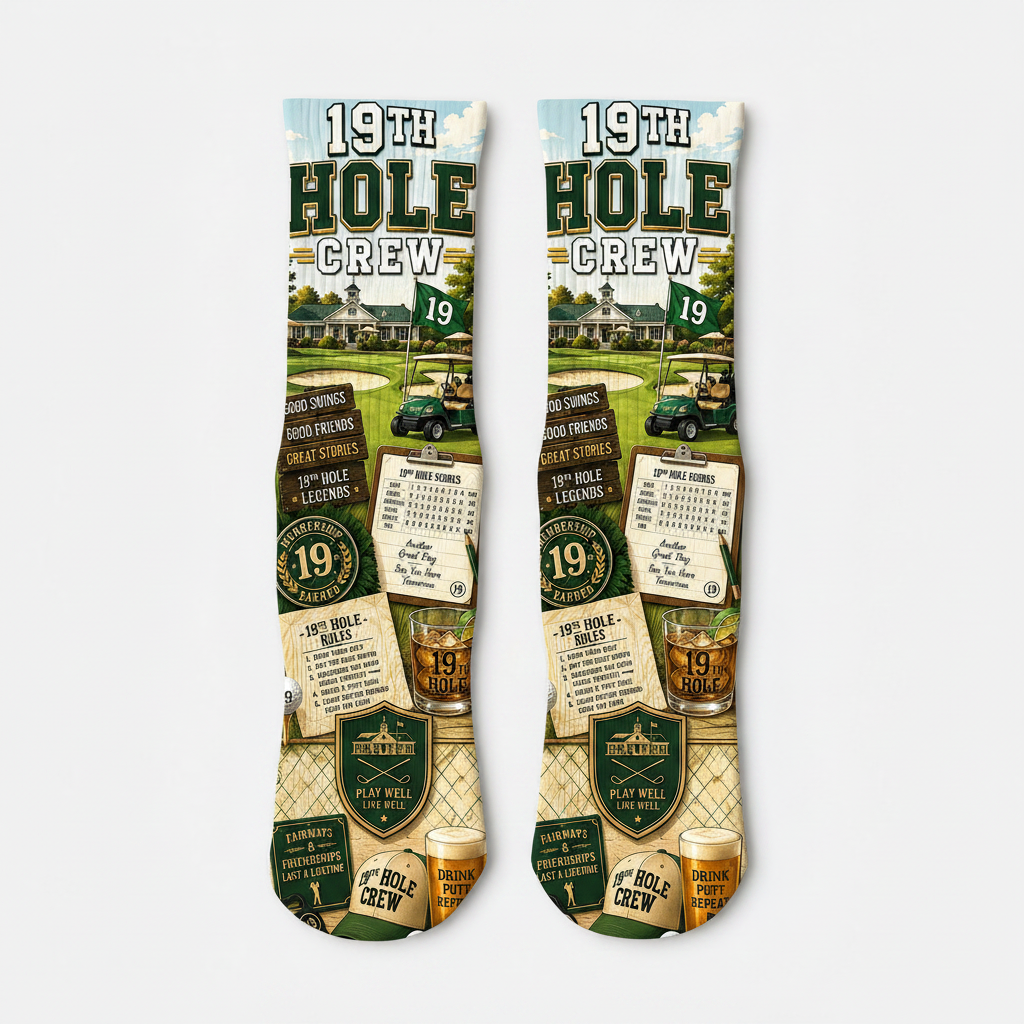 Gameday Golf 19th Hole socks