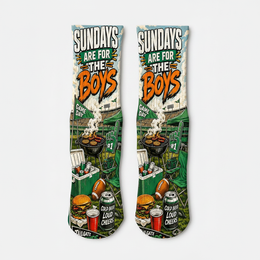 Gameday Sundays are for the Boys socks