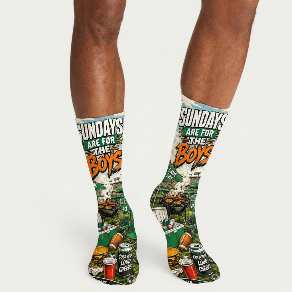 Gameday Sundays are for the Boys socks
