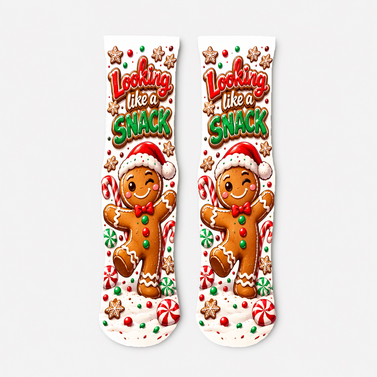 Christmas 30 Gingerbread Snack socks