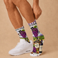 Wine Grape Expectations socks