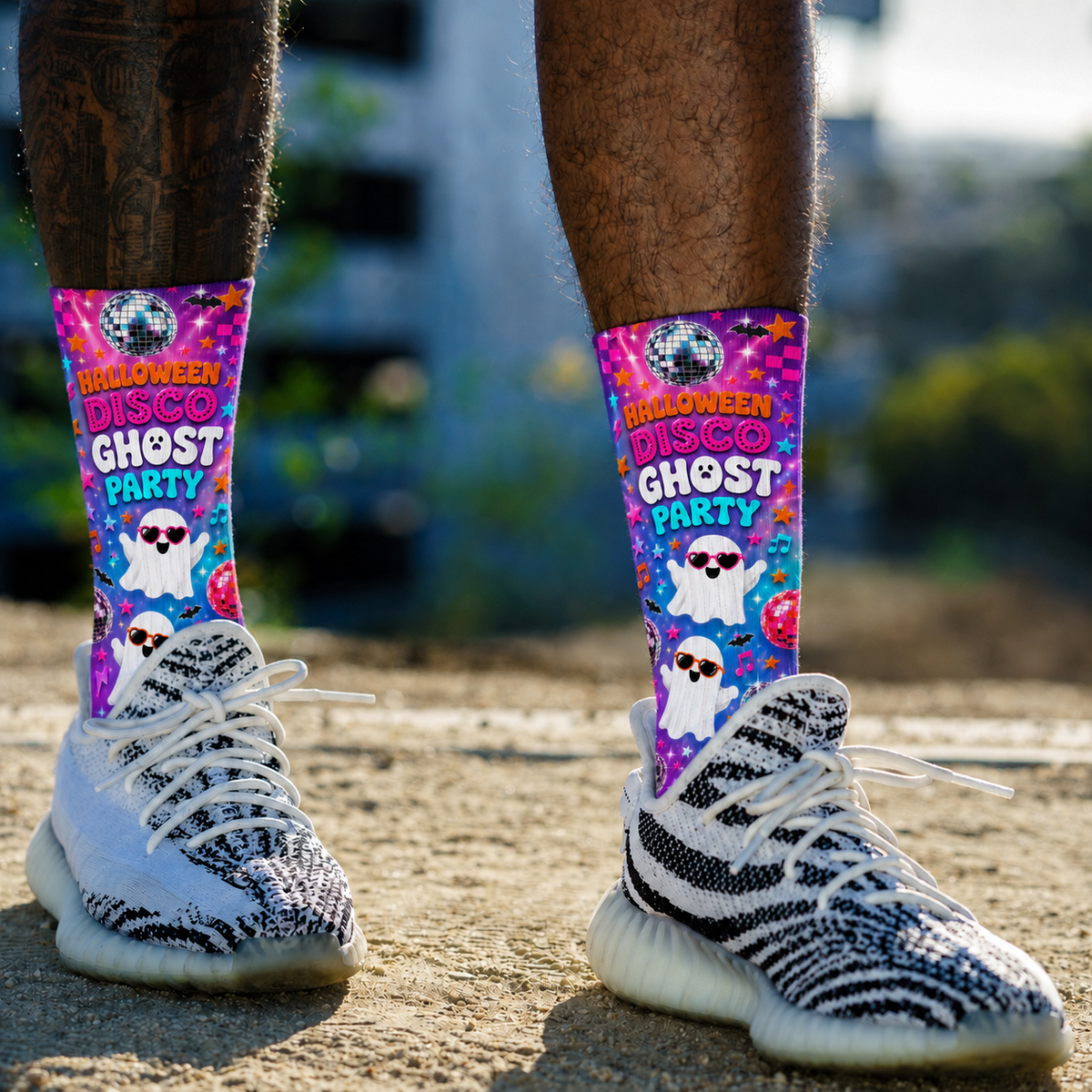 Halloween Disco Party socks