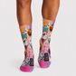 Halloween Here For The Boos socks