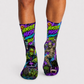 Halloween Monster Mash Midnight Bash socks