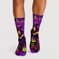 Halloween Resting Witch Face socks