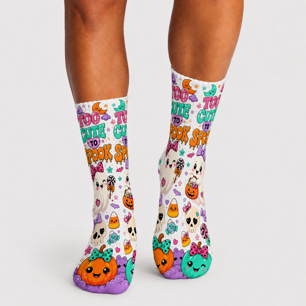 Halloween Too Cute To Spook socks