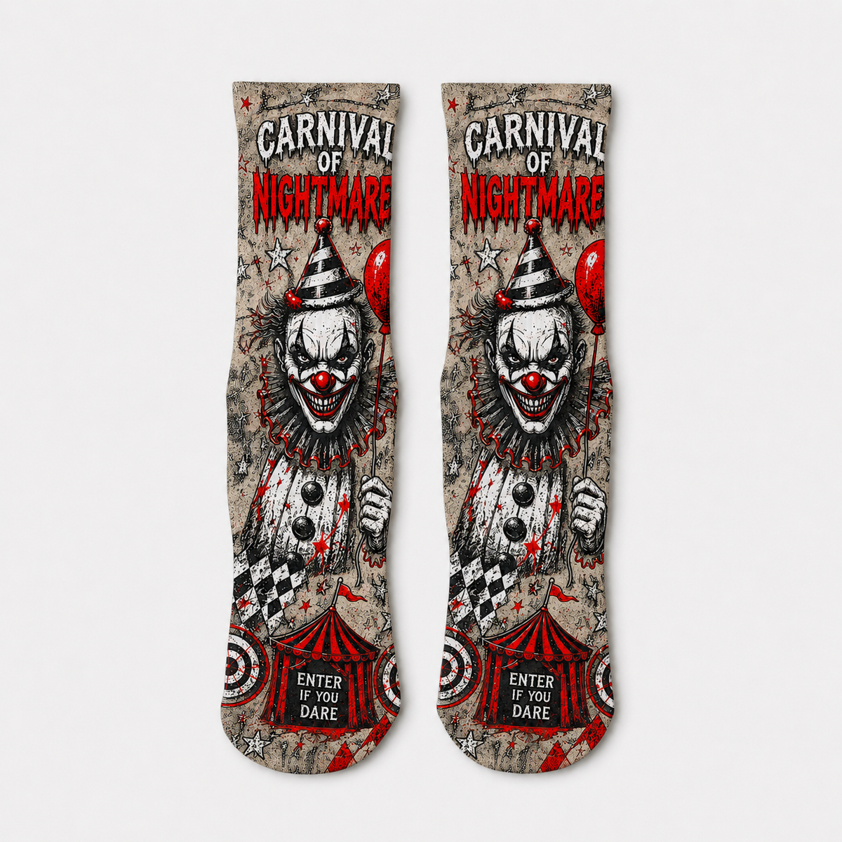 Halloween Carnival Of Nightmares socks