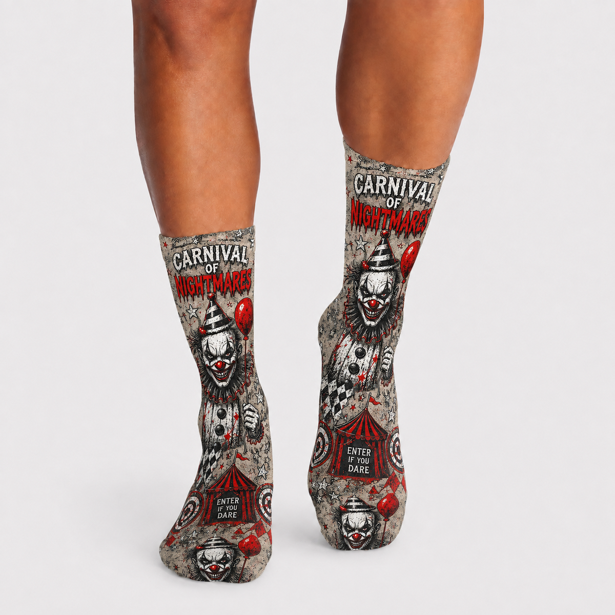 Halloween Carnival Of Nightmares socks