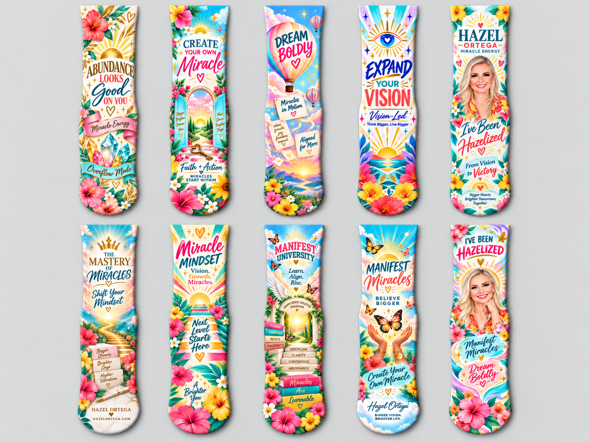 Manifest University Dream of Miracles 10 pack Socks