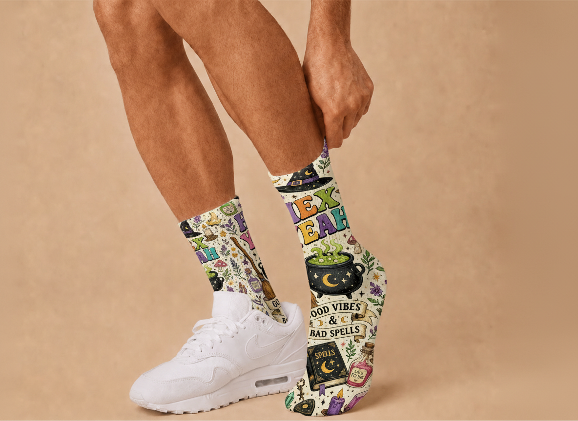 Mystical Hex Yeah socks