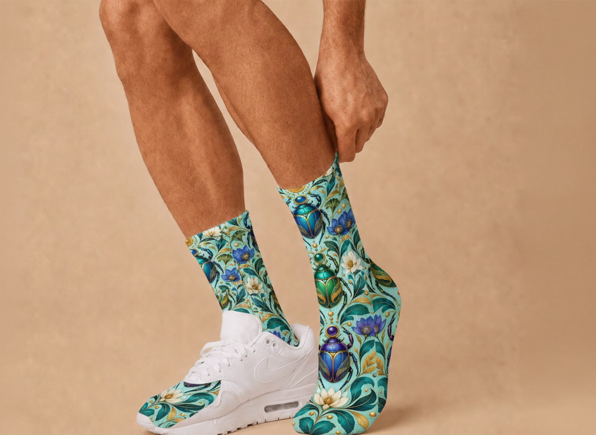 Insects Jewel Scarab socks
