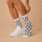 Illusion Kanizsa Triangle Tessellation socks