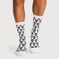 Illusion Kanizsa Triangle Tessellation socks