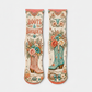 Modern Western Boots and Bouquets socks