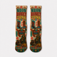 Modern Western Neon Honky Tonk socks