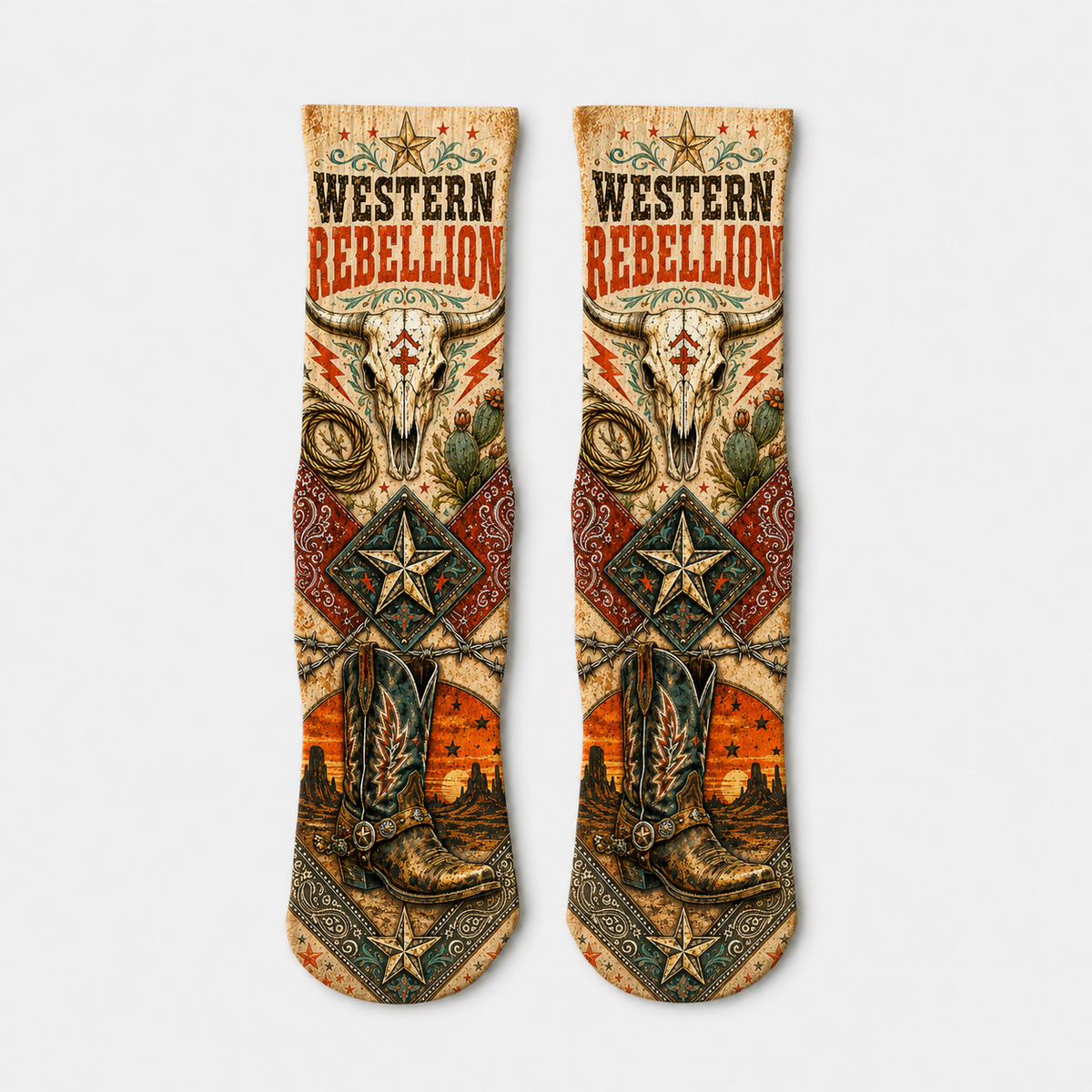 Modern Western Rebellion socks
