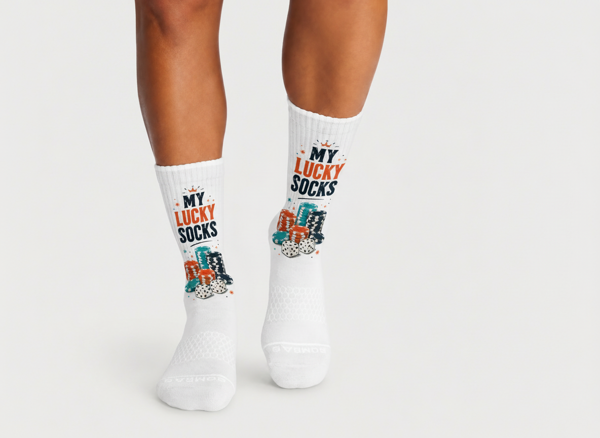 Vegas My Lucky socks