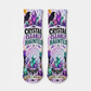 Mystical Crystal Clearly Haunted socks