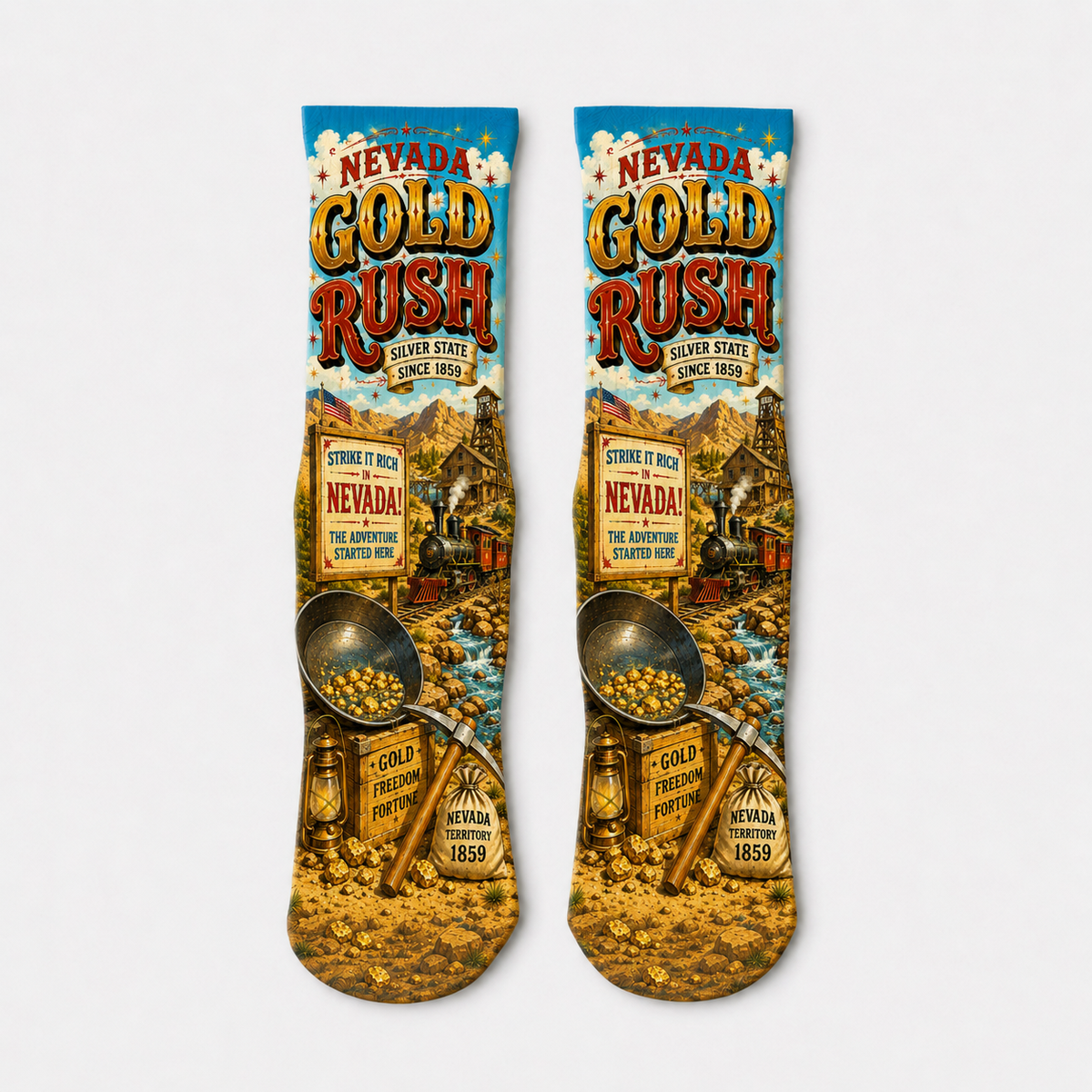 Nevada Gold Rush 1 socks