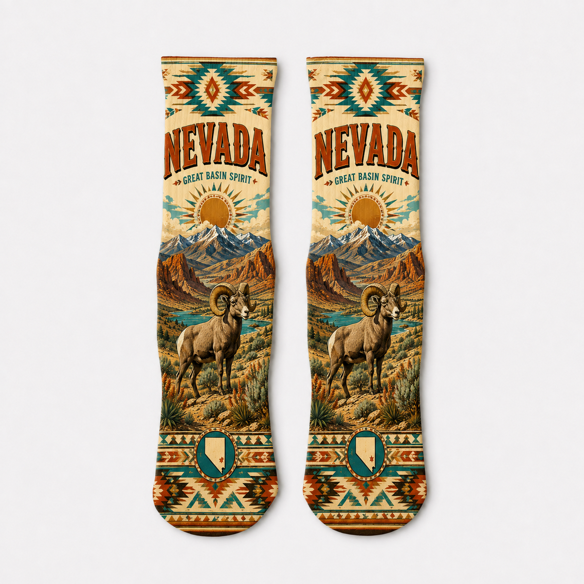Nevada Great Basin socks