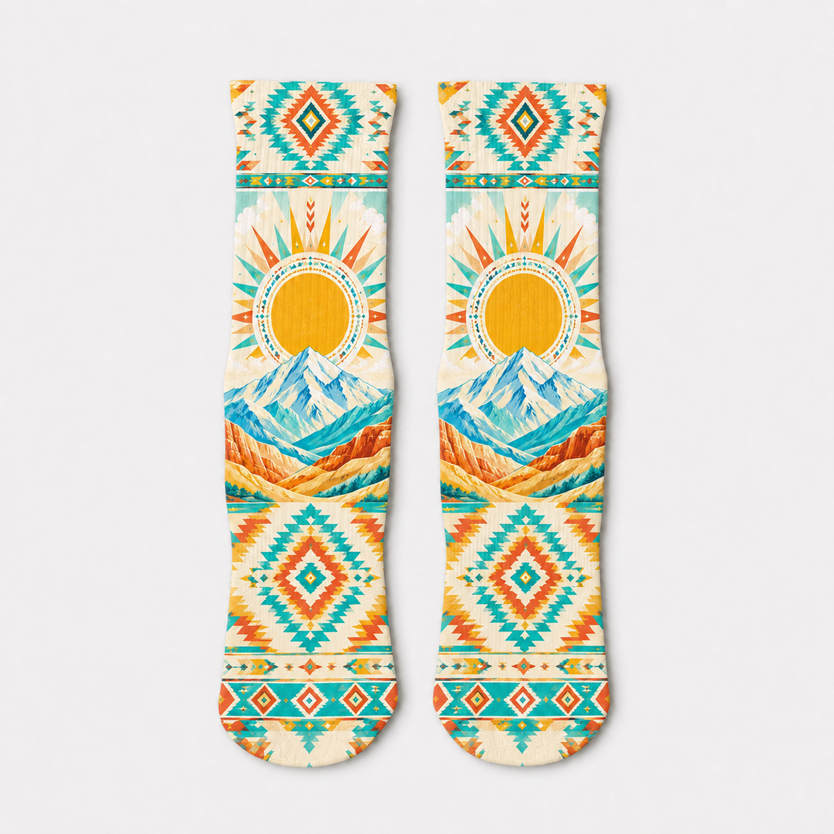 Nevada Native Pattern socks