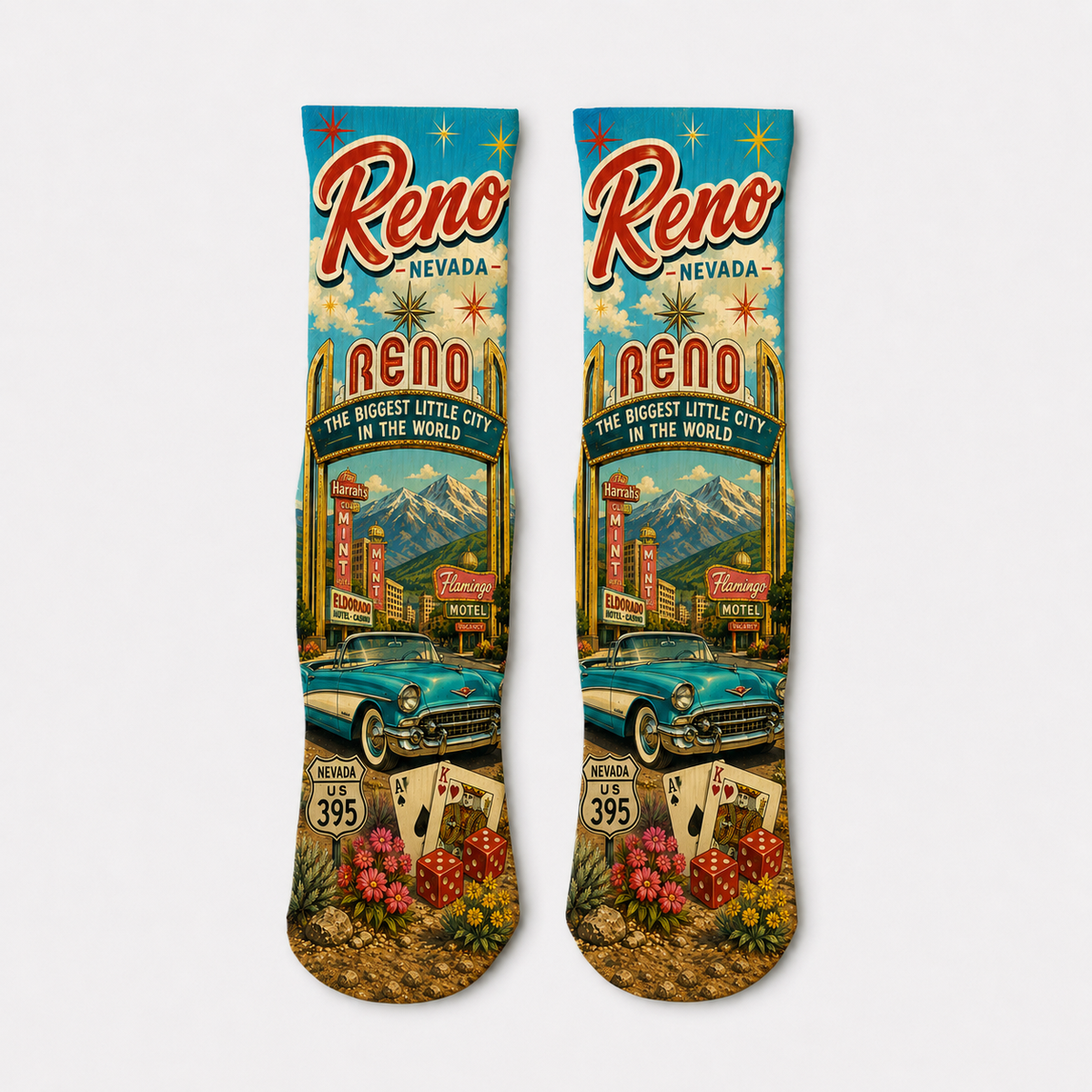 Nevada Reno socks