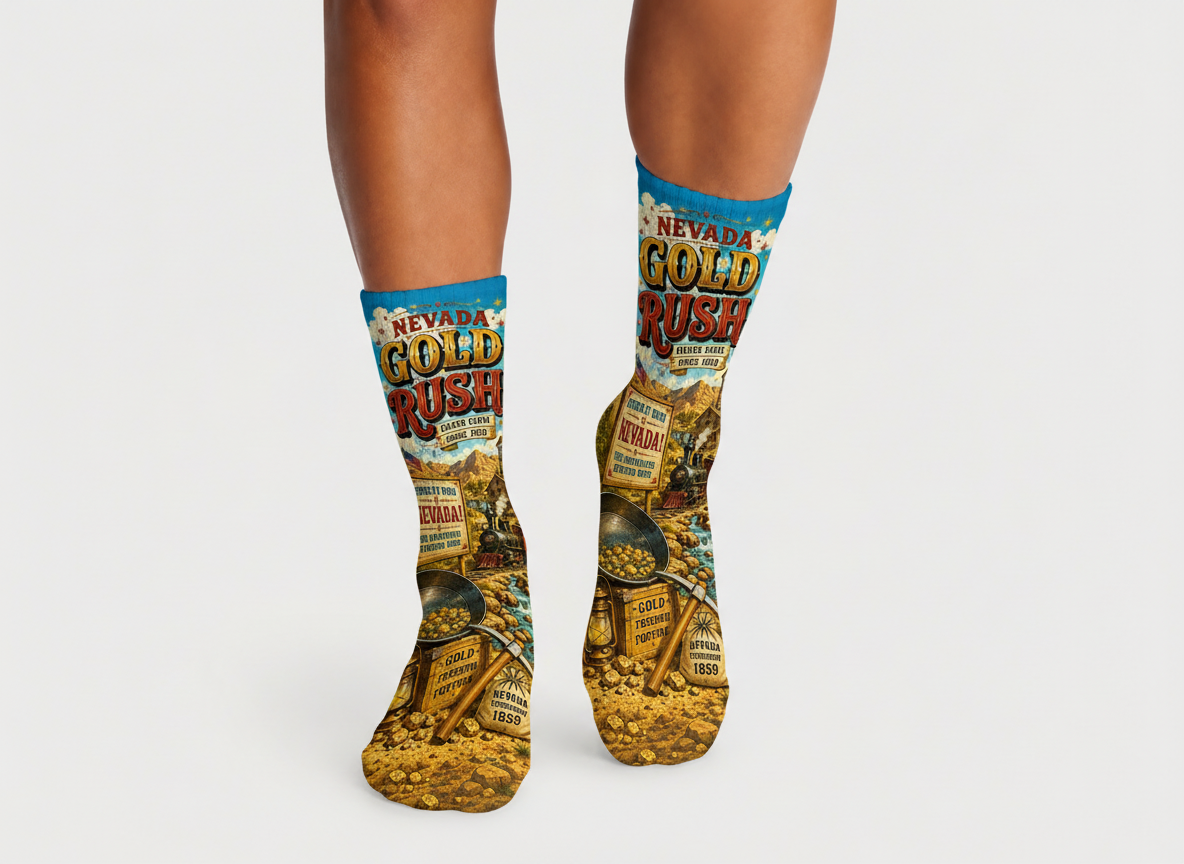 Nevada Gold Rush 1 socks