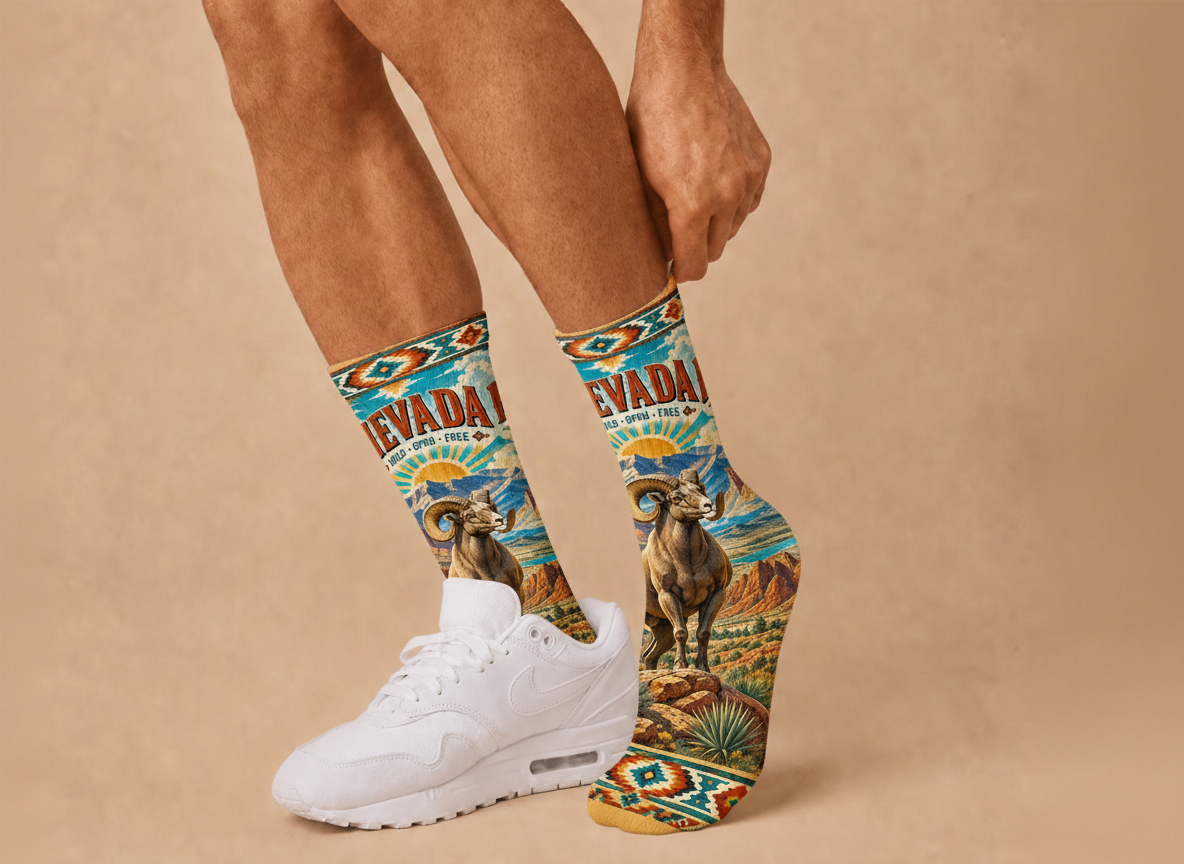 Nevada Open Wild Free socks