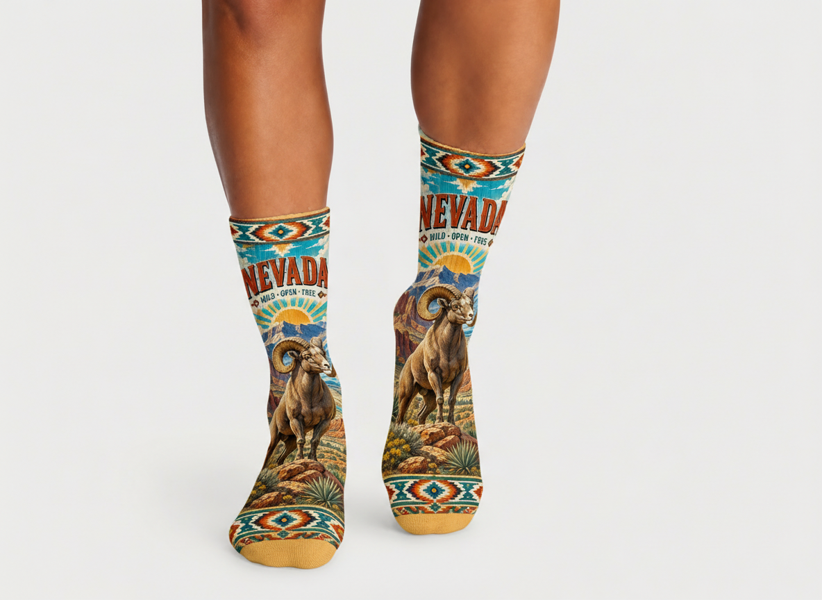 Nevada Open Wild Free socks
