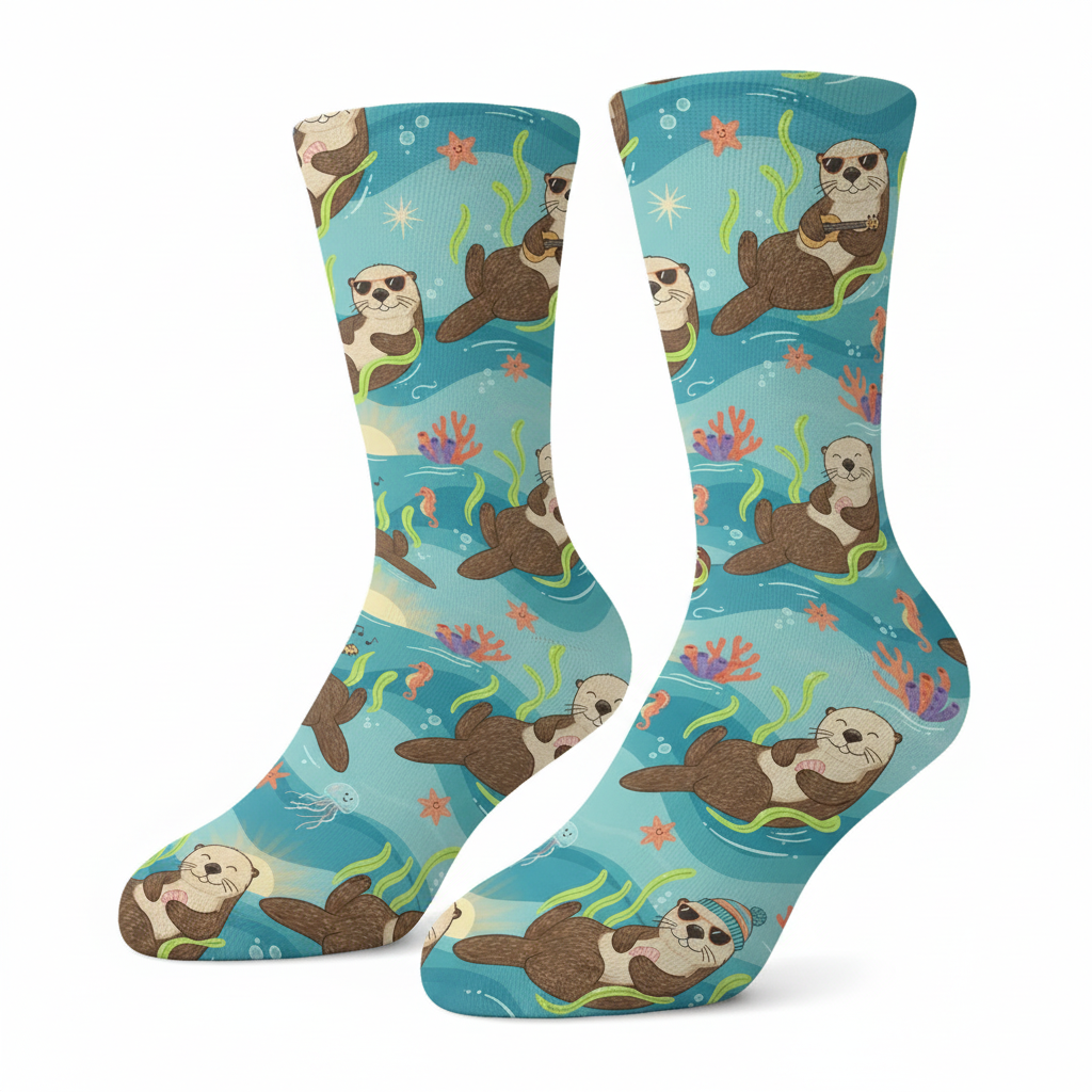 Otter Chill  Socks