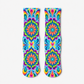 Psychedelic Mandala Burst socks