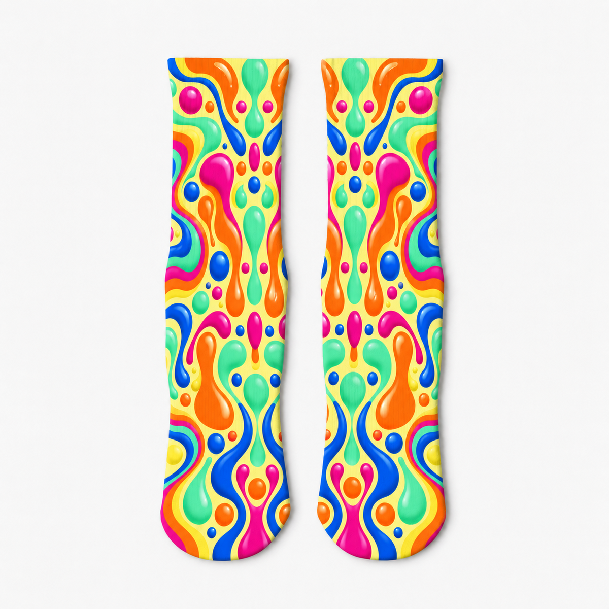 Psychedelic Liquid Pop socks
