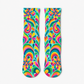 Psychedelic Tropical Swirl socks