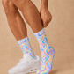 Psychedelic Pastel Cosmos socks