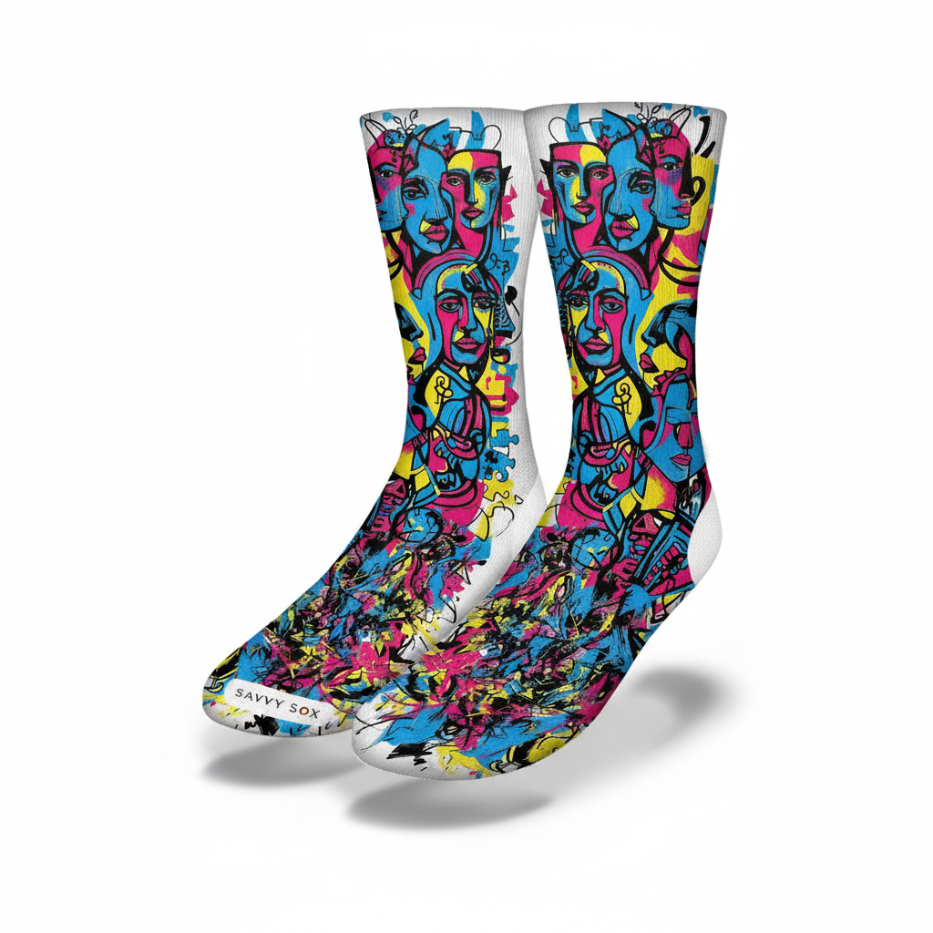 Peace Unity in Diversity Socks