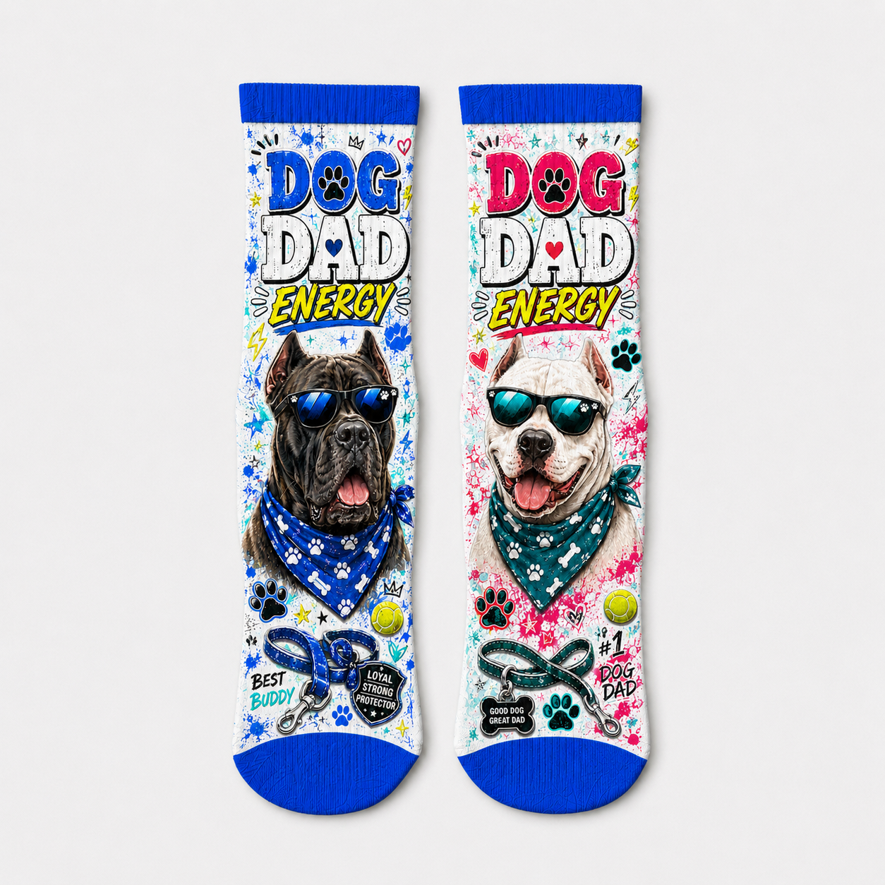 Pets Dog Dad Energy socks